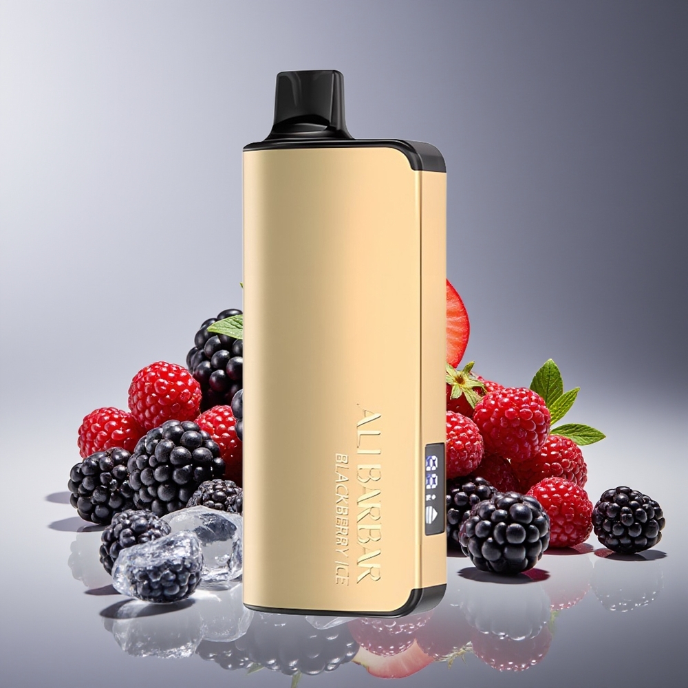Alibarbar Ingot 9000 Puffs 22ml 2350mAh LED Mora Helada
