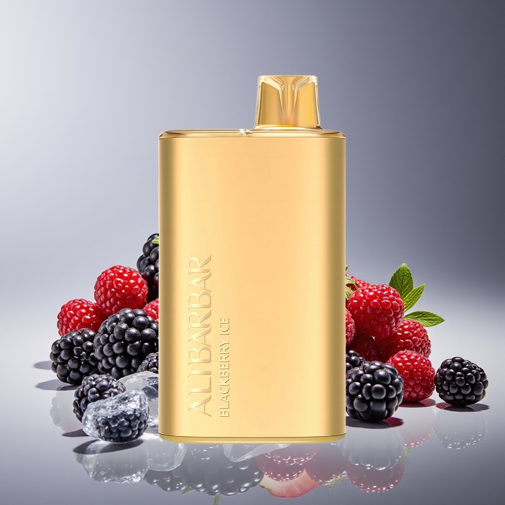 Alibarbar Rich 8000 Puffs 20ml 2000mAh Vape Desechable Zarzamora Hielo