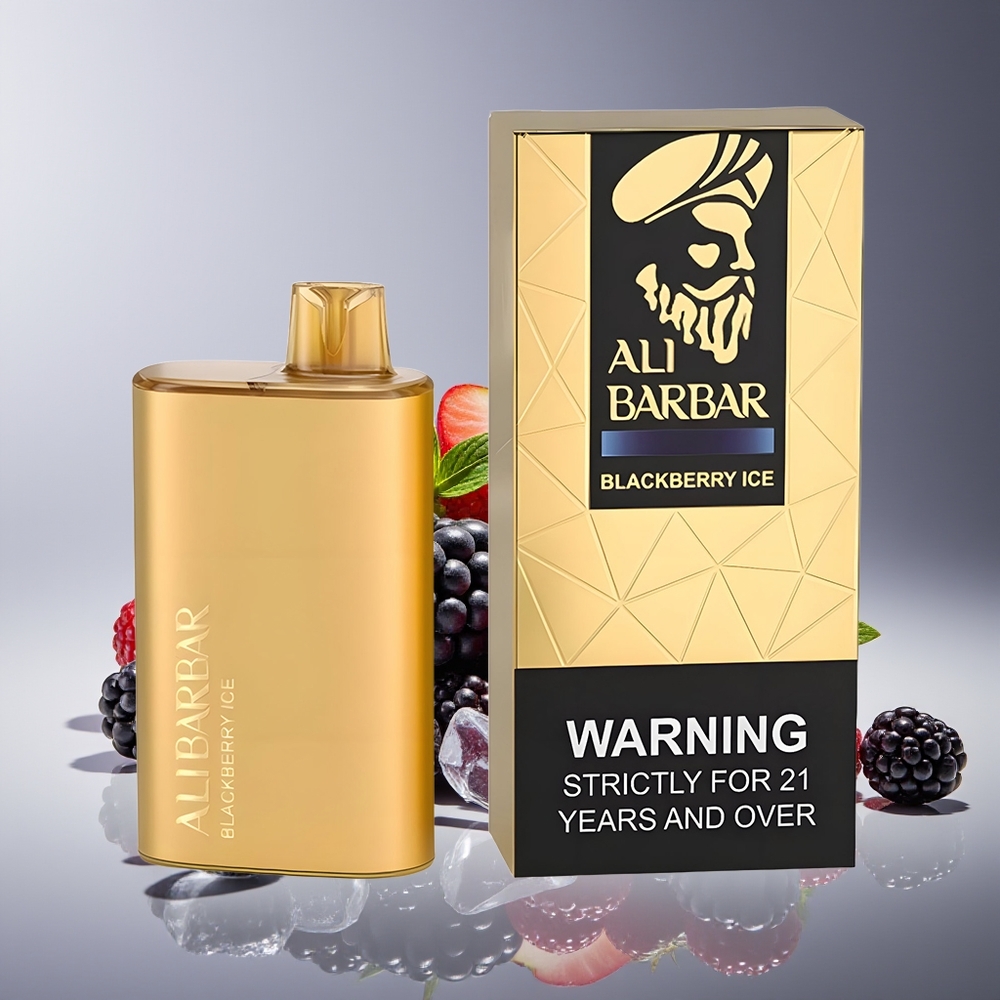 Alibarbar Rich 8000 Puffs 20ml 2000mAh Vape Desechable Zarzamora Hielo