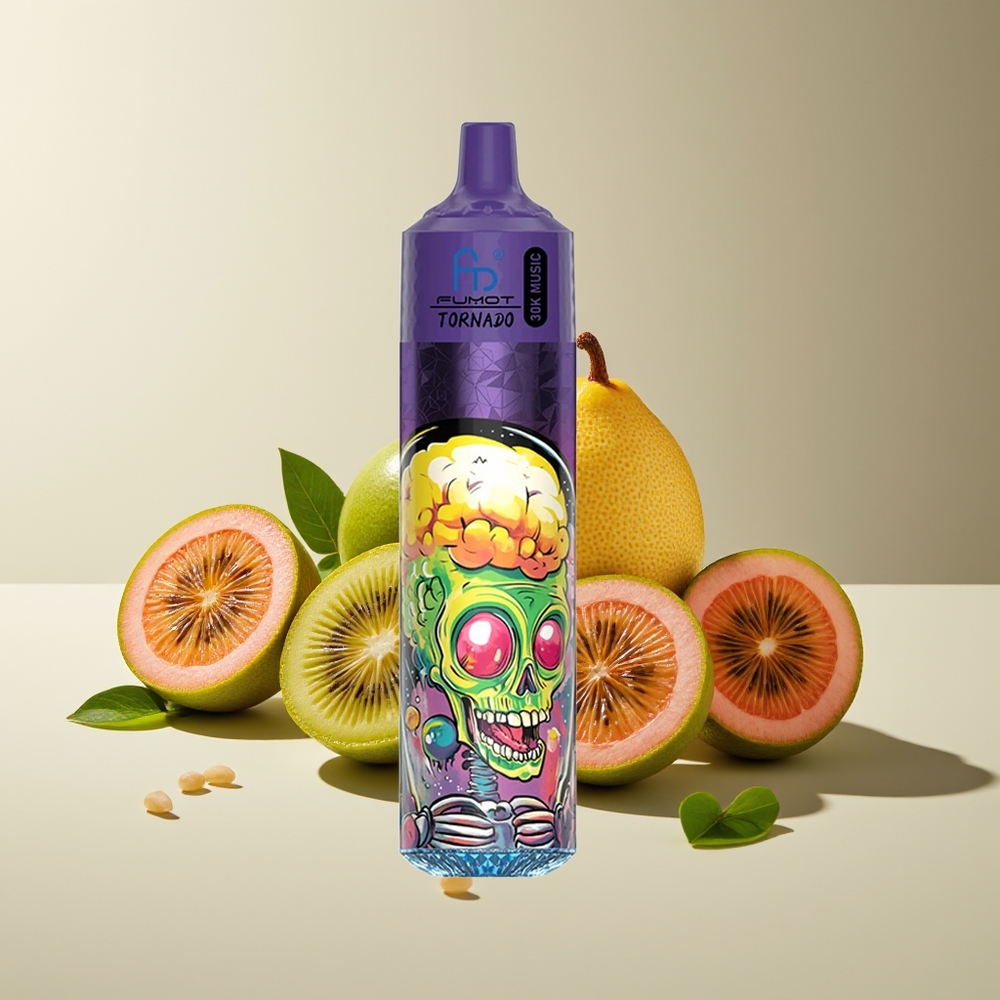 Fumot RandM Tornado 30000 Bocadillos Recargable LED 30mL Kiwi Maracuyá Guayaba