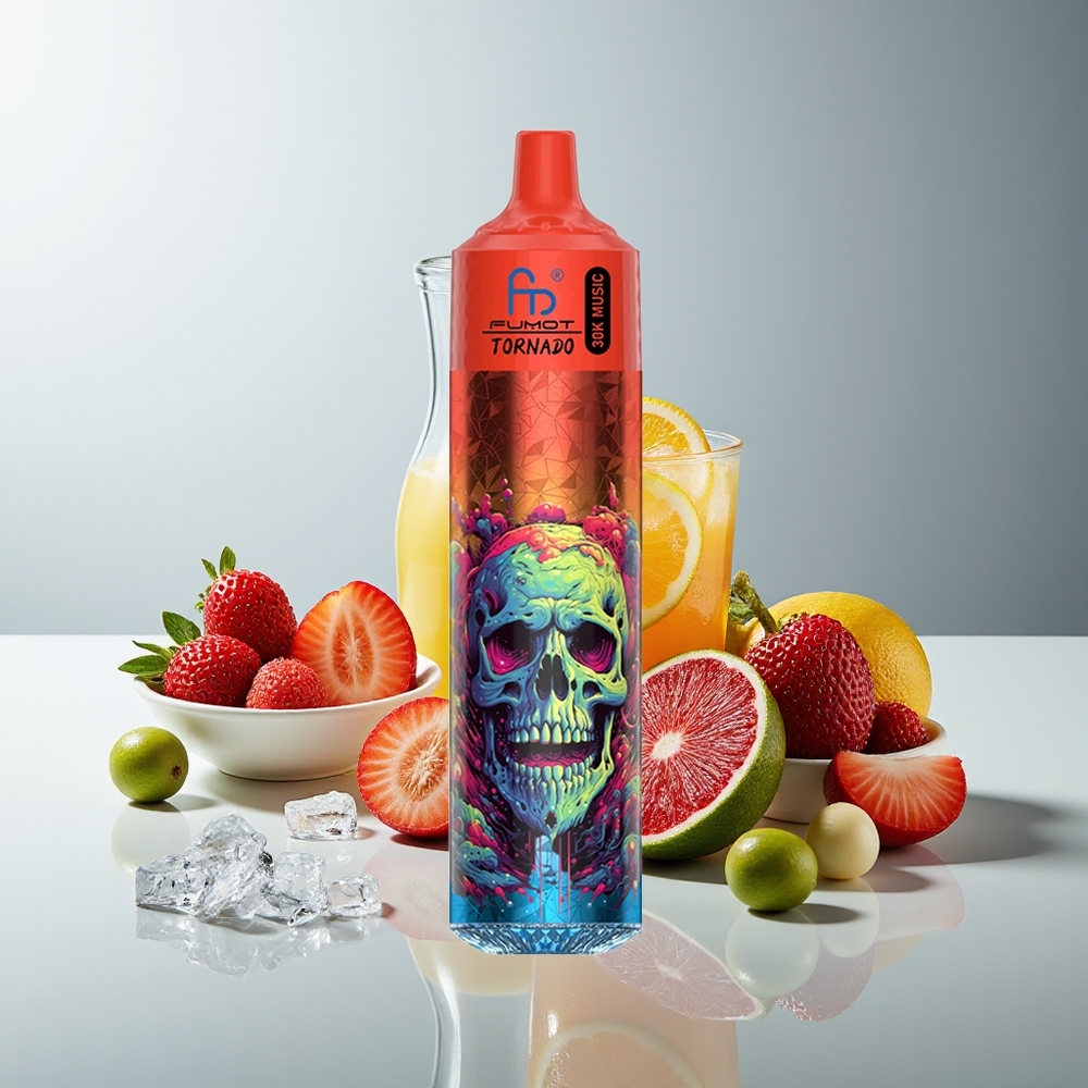 Fumot RandM Tornado 30000 Bocados 30mL 5% 1.0 Ohm Hielo Lujoso