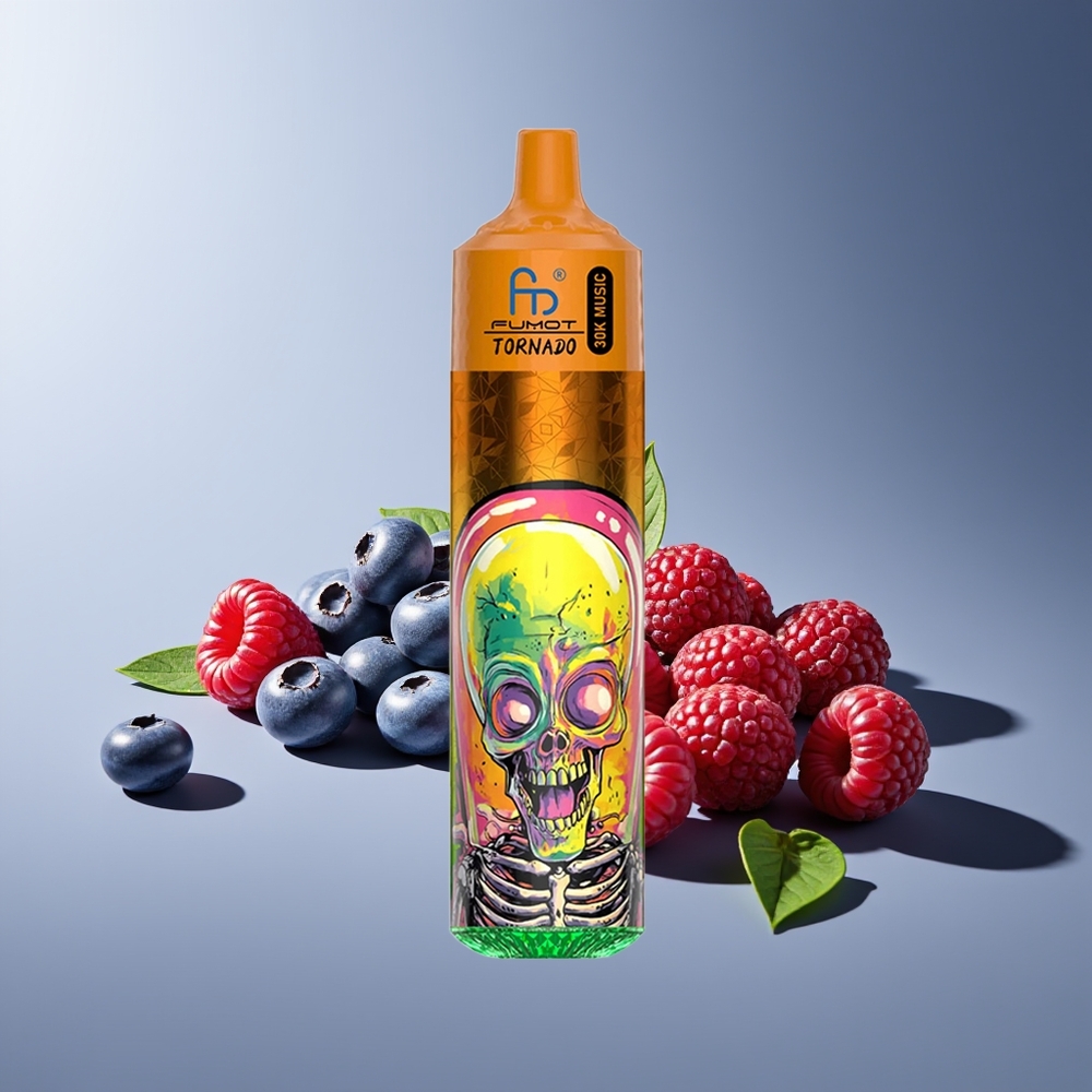 Fumot RandM Tornado 30000 Chupadas 30mL 5% Arándano Frambuesa