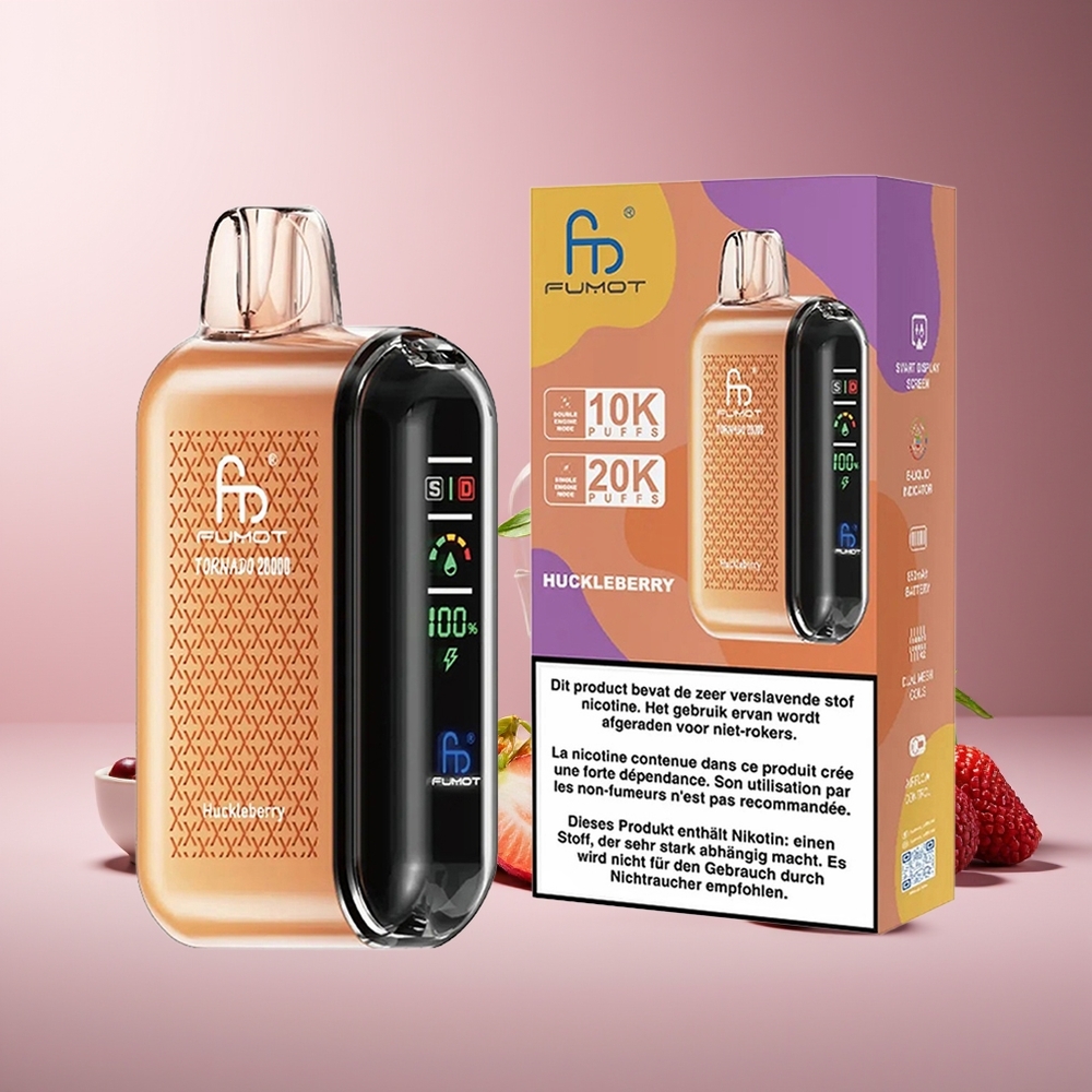 Fumot Tornado 20000 Puffs Dual Malla 20ml Arándano Azul
