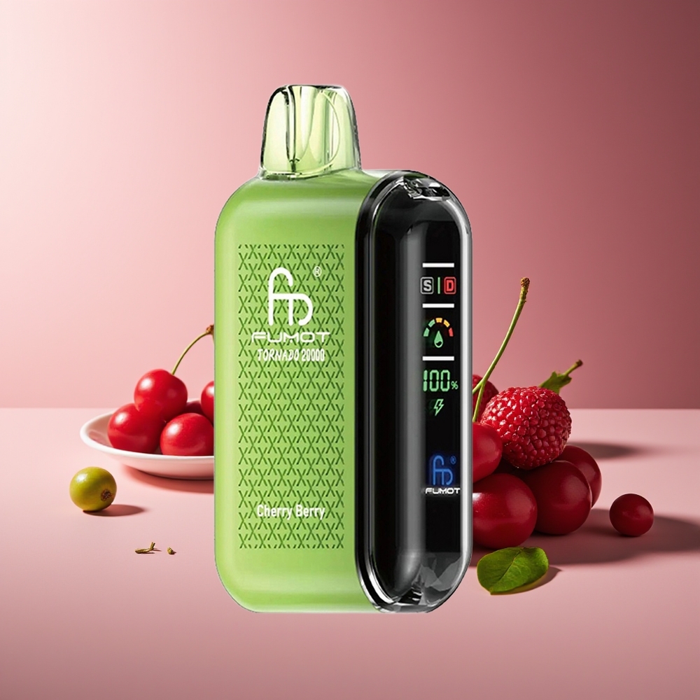 Fumot Tornado 20000 Puffs Dual Malla 20ml Cereza Arándano