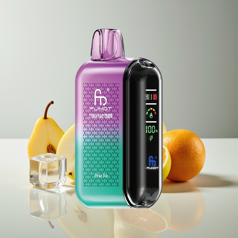 Fumot Tornado 20000 Puffs Dual Mesh 20ml Pera Hielo