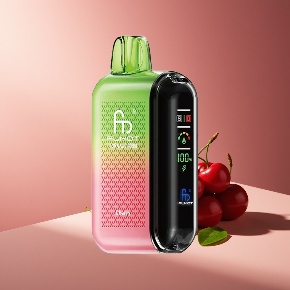 Fumot Tornado 20000 Puffs Dual Mesh Cereza