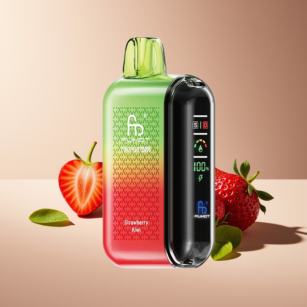 Fumot Tornado 20000 Puffs Dual Mesh Fresa Kiwi