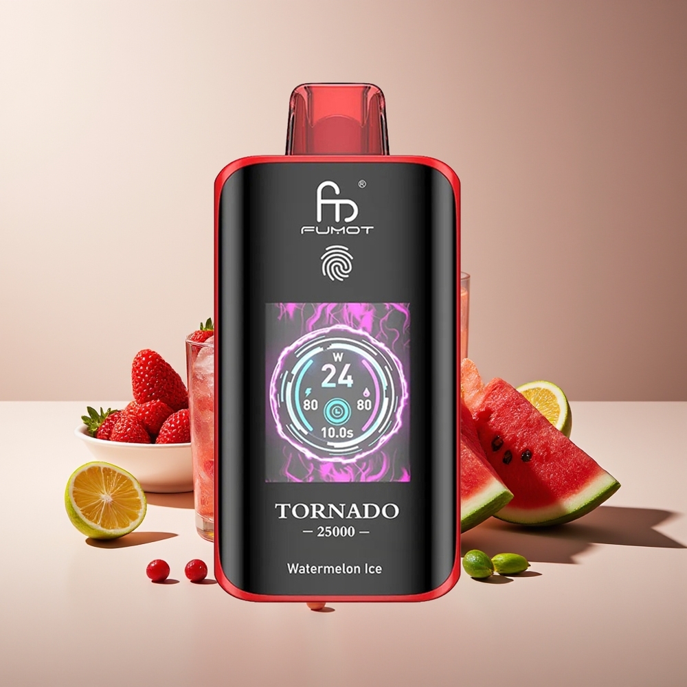 Fumot Tornado 25000 Puffs Recargable HD Screen 20ml Sandía Hielo