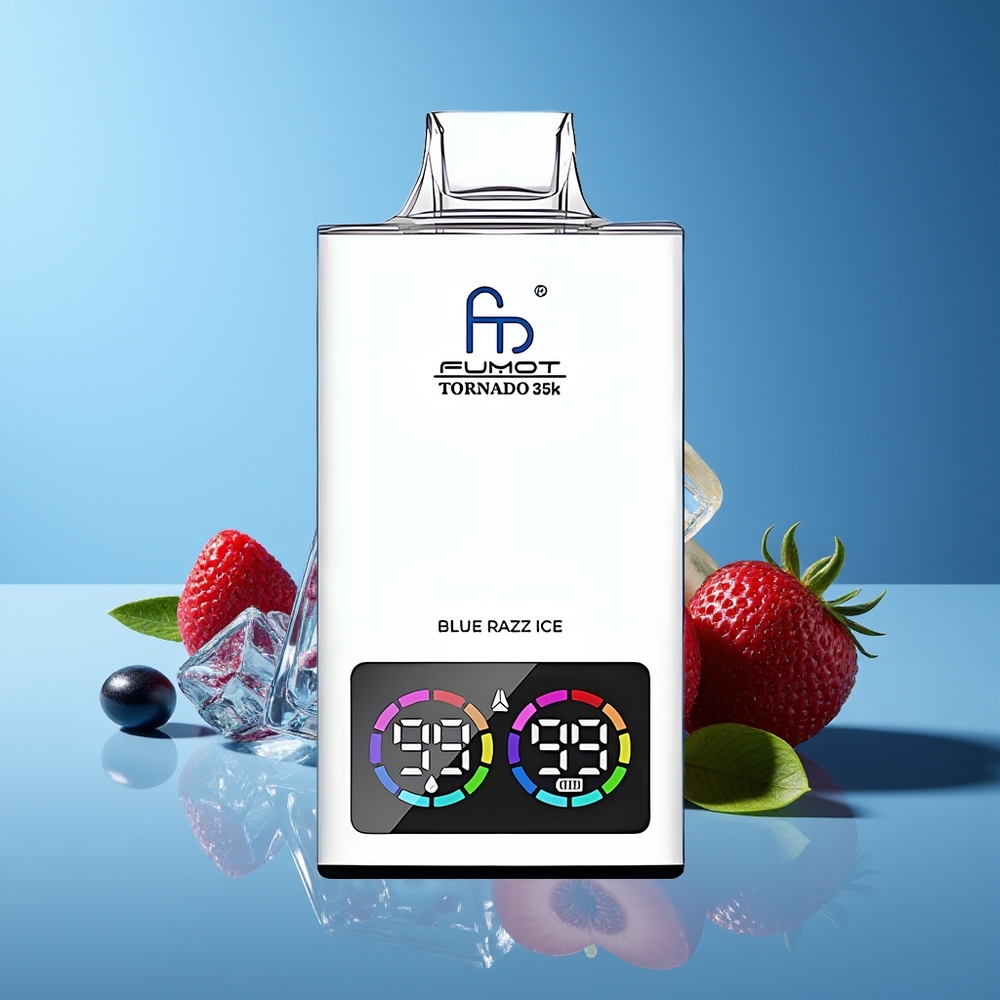 Fumot Tornado 35000 Dual Mesh RGB 15ml Azul Frambuesa Hielo