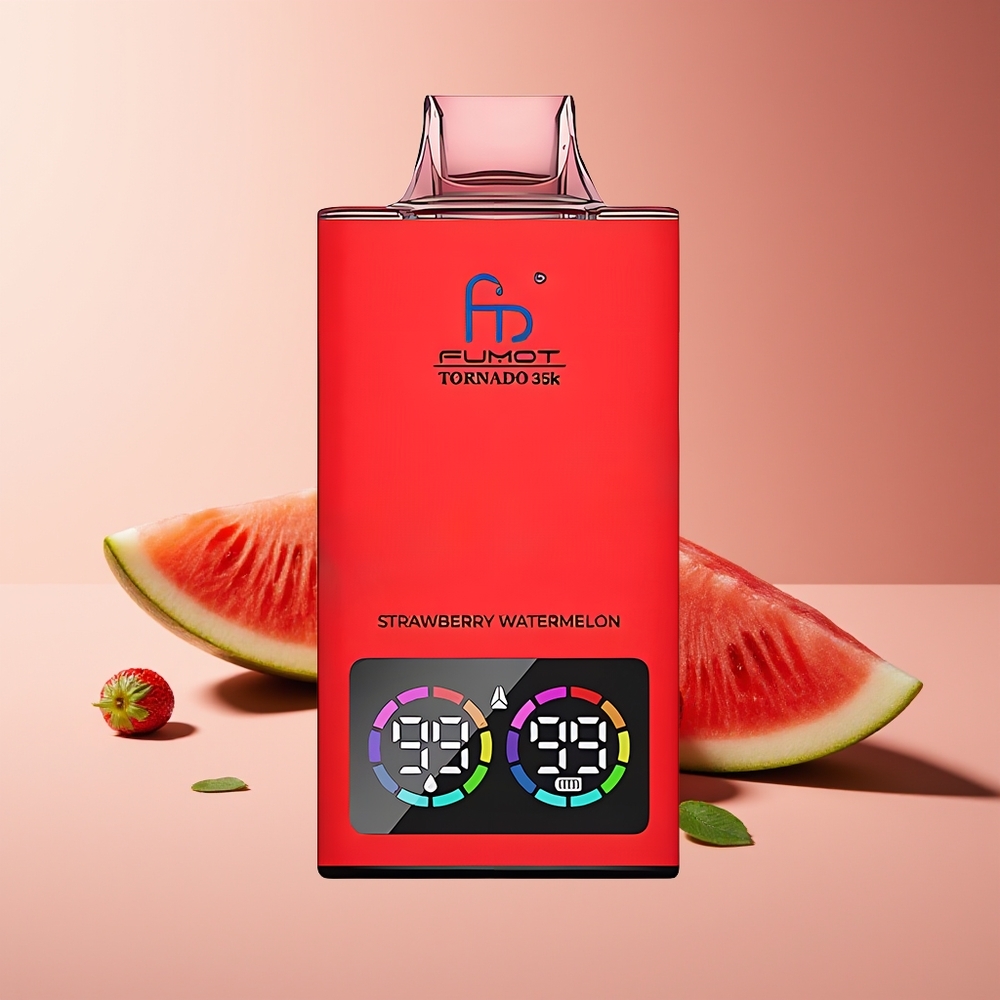 Fumot Tornado 35000 Dual Mesh RGB 15ml Fresa Sandía
