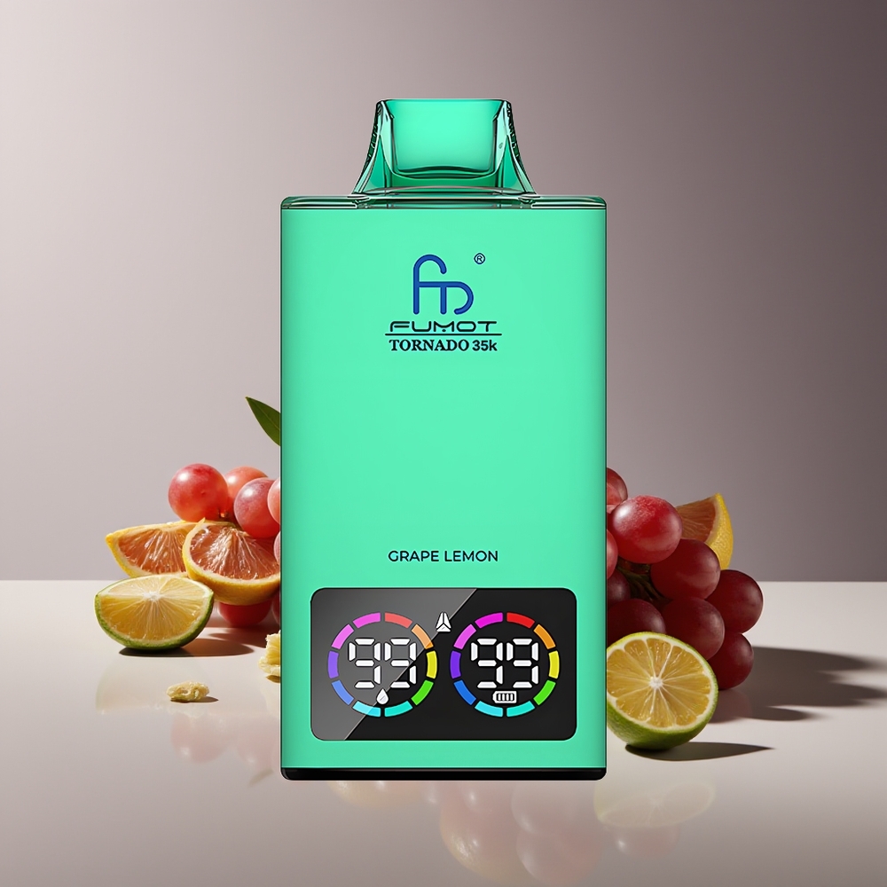Fumot Tornado 35000 Dual Mesh RGB 15ml Uva Limón