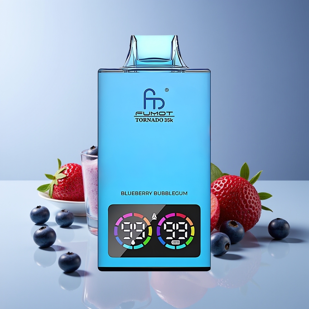 Fumot Tornado 35K Doble Malla RGB 15ml Arándano Chicle