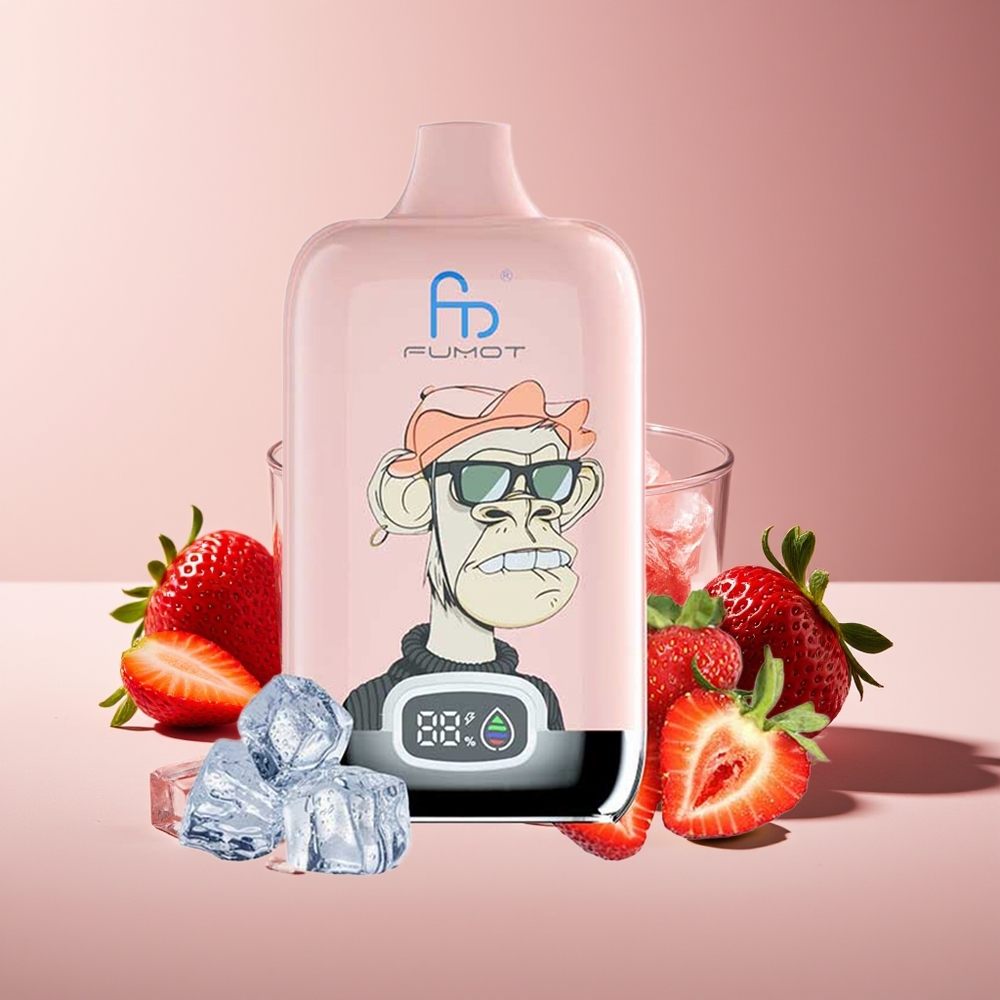 Fumot Tornado Digital Box 12000 Recargable Tipo-C 20ml Malla Fresa Helada