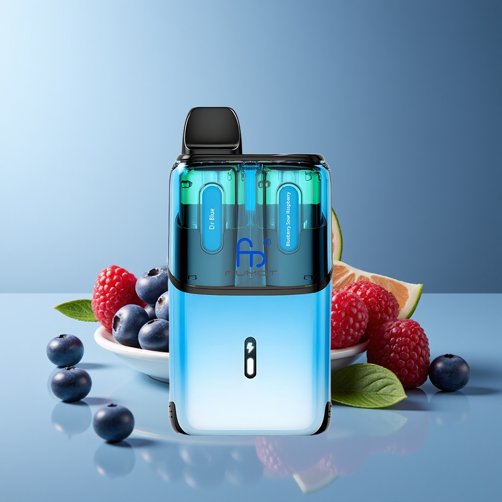 Fumot Ultra T32000 24ml Carga Rápida Tipo-C Azul Dr - Arándano Frambuesa Ácida