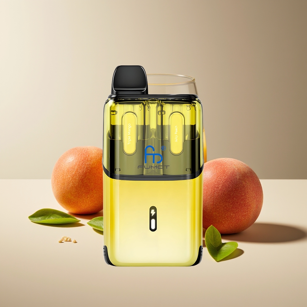 Fumot Ultra T32000 32000 Bocadas Carga Rápida Tipo-C Mango Triple - Melocotón Jugoso