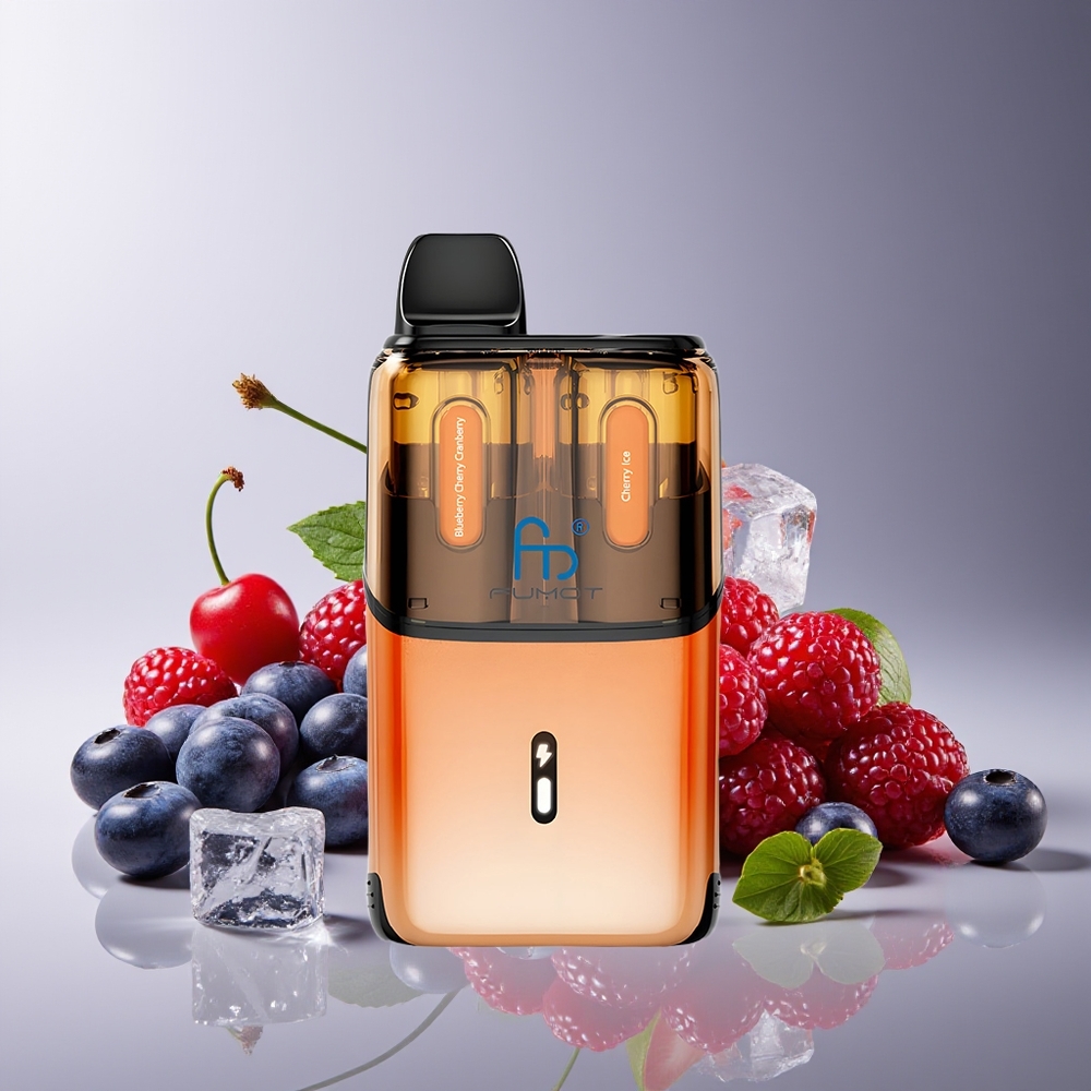 Fumot Ultra T32000 32000 Bocados Carga Rápida Tipo-C Cereza Azul Arándano - Cereza Hielo