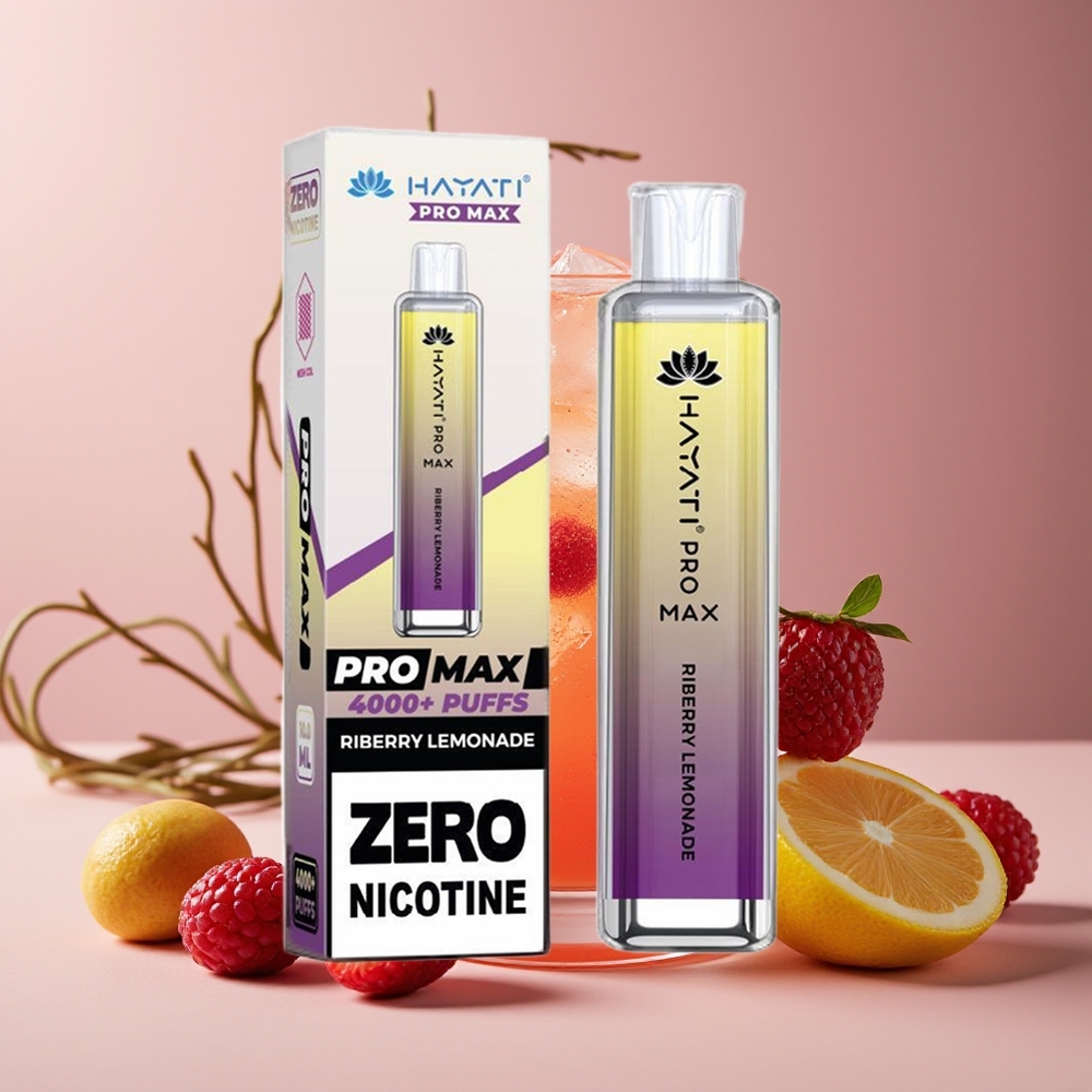 Hayati Pro Max 4000 Caladas Vape Desechable Limonada de Frambuesa