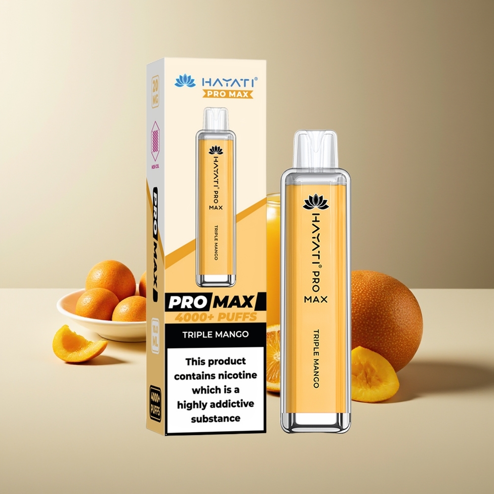 Hayati Pro Max 4000 Caladas Vape Desechable Triple Mango