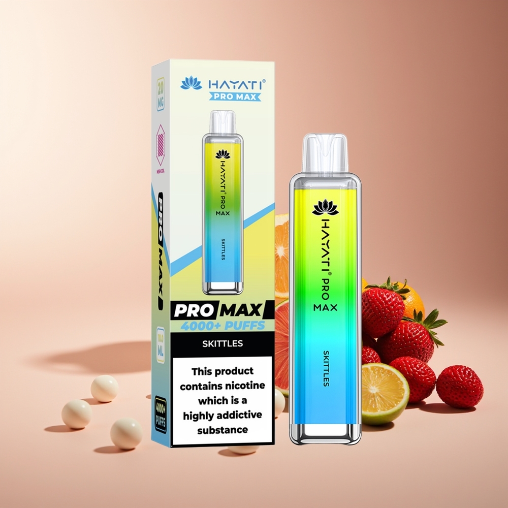 Hayati Pro Max 4000 Caladas Vape Recargable Skittles