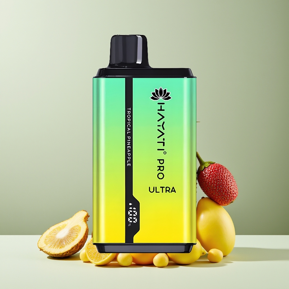 Hayati Pro Ultra 15000 Bocadas 850mAh 24ml 2% Piña Tropical