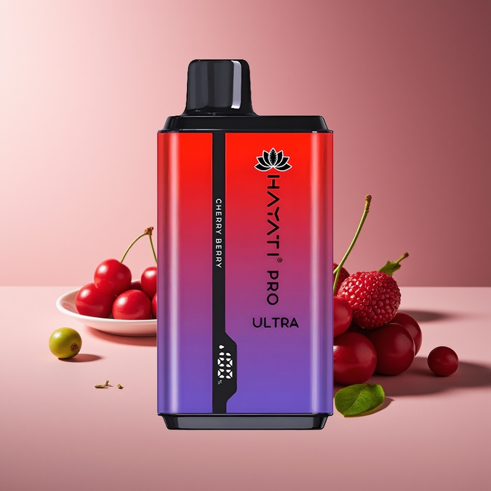 Hayati Pro Ultra 15000 Bocadas Doble 12ml Cereza Arándano
