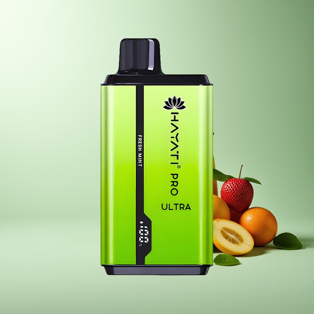 Hayati Pro Ultra 15000 Bocadas Doble 24ml Menta Fresca