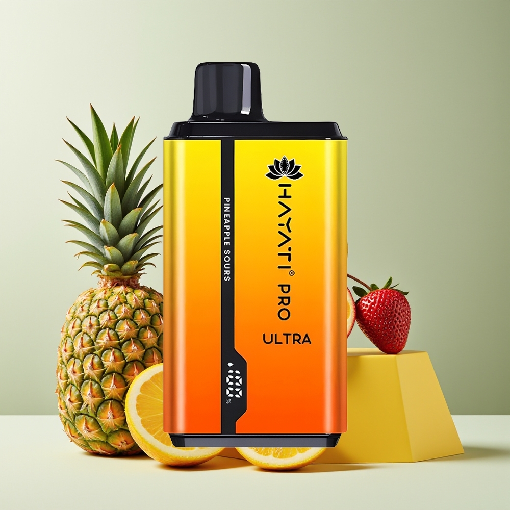 Hayati Pro Ultra 15000 Bocaditos Doble 12ml Piña Agria