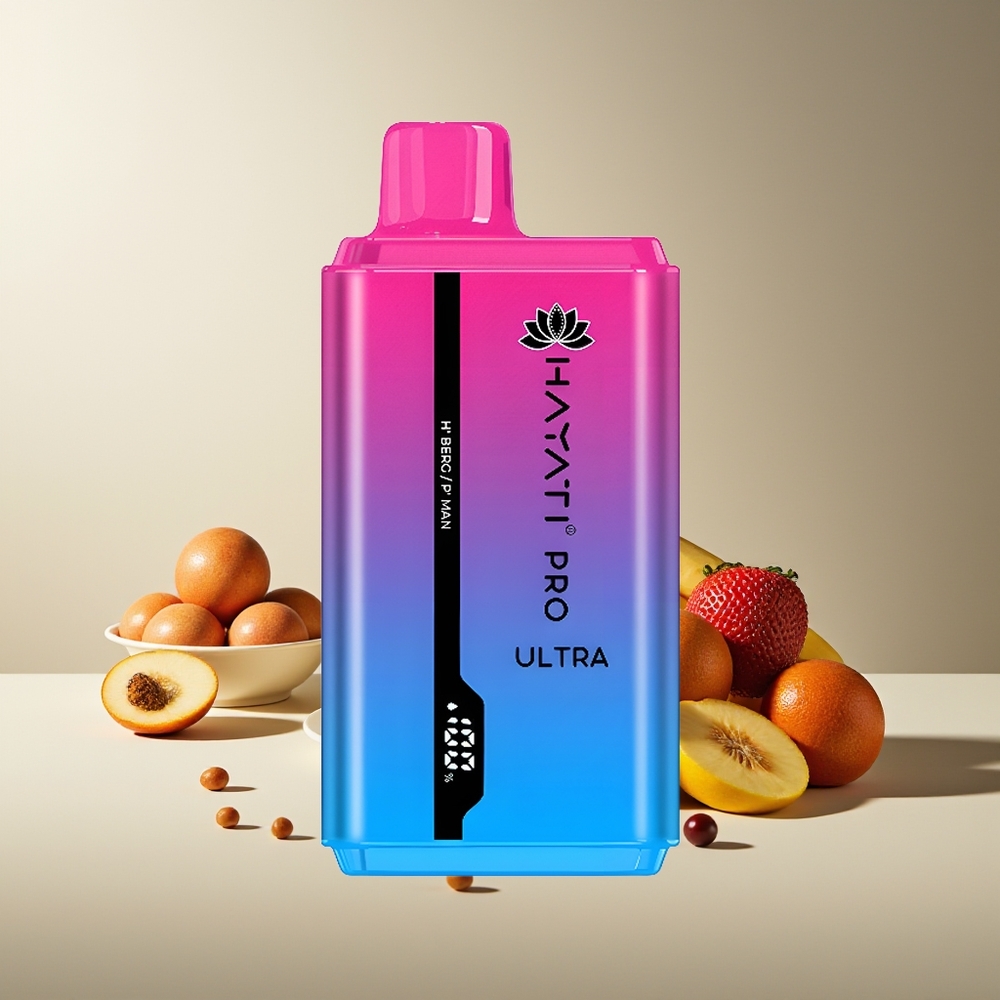 Hayati Pro Ultra 15000 Bocas 24ml 2% 49 Sabores H' Berg P' Man