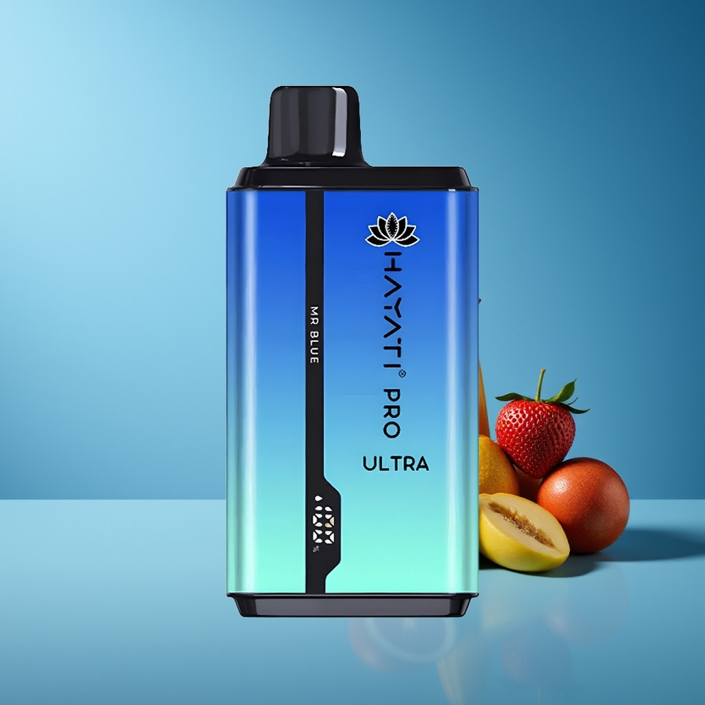Hayati Pro Ultra 15000 Bocas 24ml 2% Nicotina Azul Mr