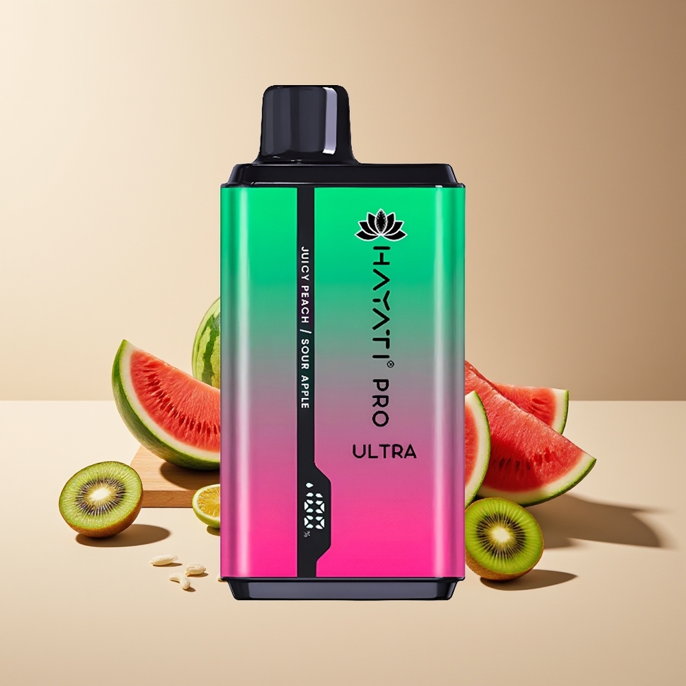Hayati Pro Ultra 15000 Bocas 850mAh 24ml 2% Sandía Kiwi Maracuyá