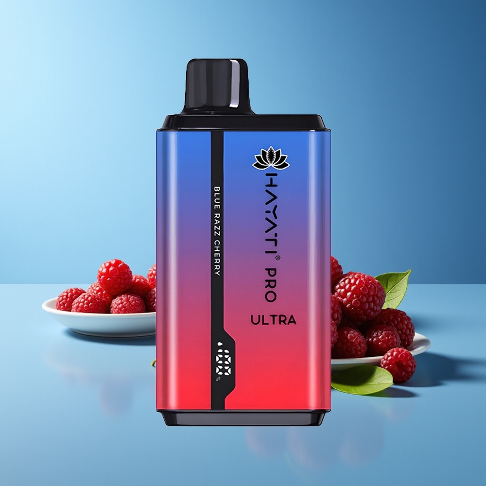 Hayati Pro Ultra 15000 Puffs 850mAh 24ml 2% Azul Frambuesa Cereza