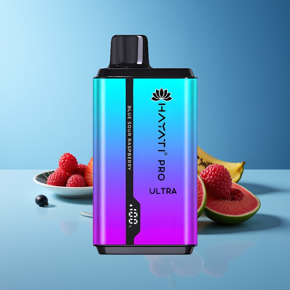 Hayati Pro Ultra 15000 Puffs 850mAh 24ml 2% Azul Frambuesa Ácida