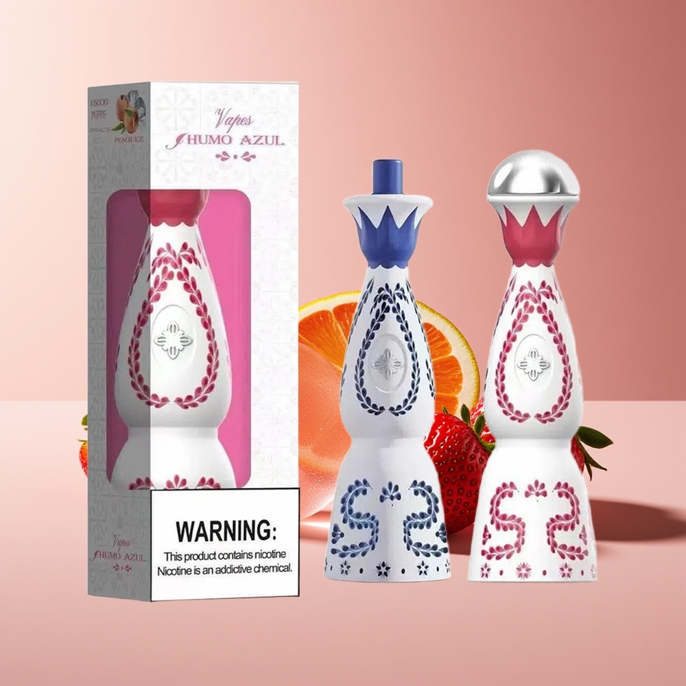 HUMO Azul 15000 Puffs 20mL 5% Nicotina Chicle Fresa Recargable
