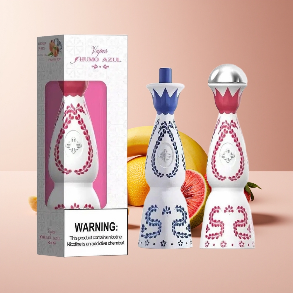 HUMO Azul 15000 Puffs 20mL 5% Nicotina Fresa Plátano Pitaya