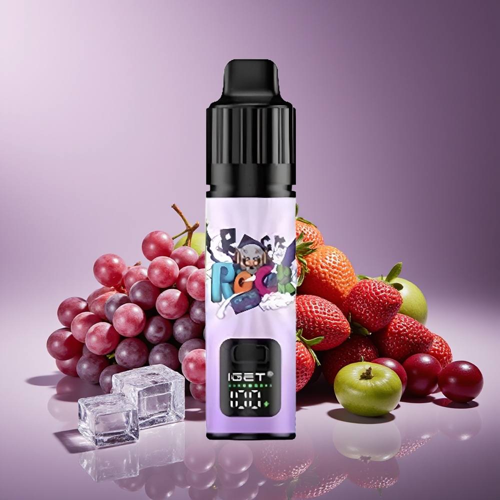 IGET BAR PLUS S3 POD 10000 Puffs 18 ml 5% Nicotina 1.0 Ohm Malla Uva Hielo