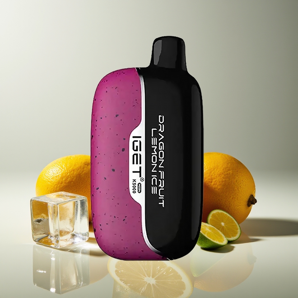IGET Moon 5000 Bocadas PC 1.35 Ohm Dragón Fruta Limón Hielo