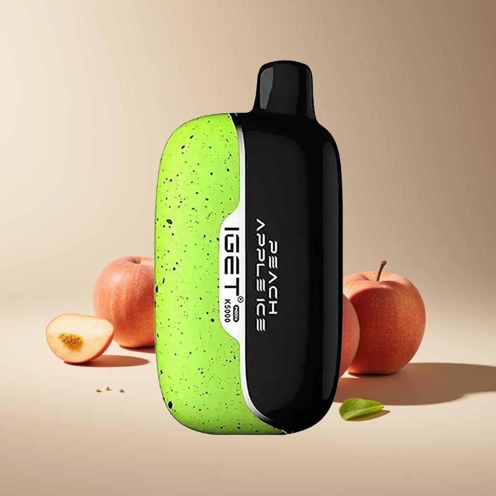 IGET Moon 5000 Bocados PC 1.35 Ohm Durazno Manzana