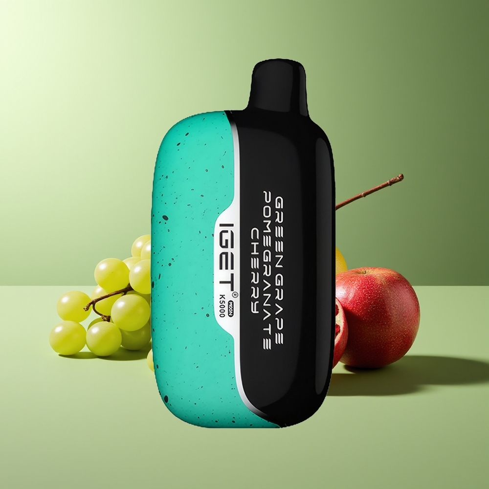 IGET Moon 5000 Bocados PC 1.35 Ohm Uva Verde Granada Cereza