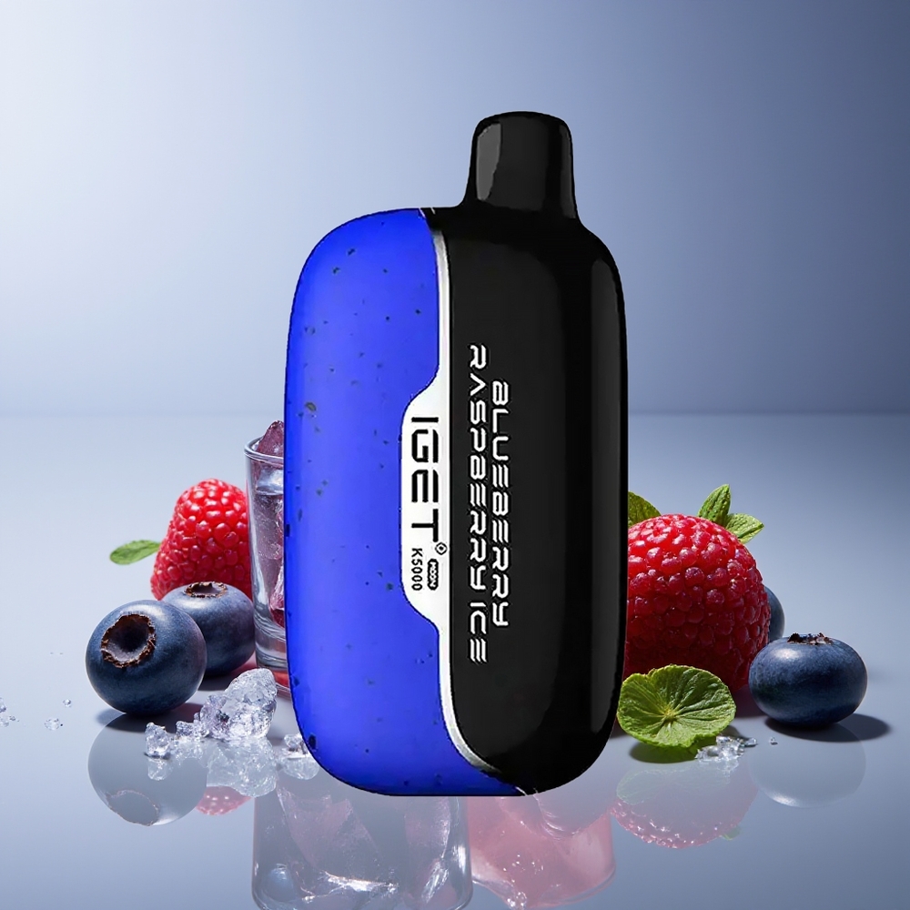 IGET Moon 5000 Chupadas PC 1.35 Ohm Blueberry Frambuesa Hielo