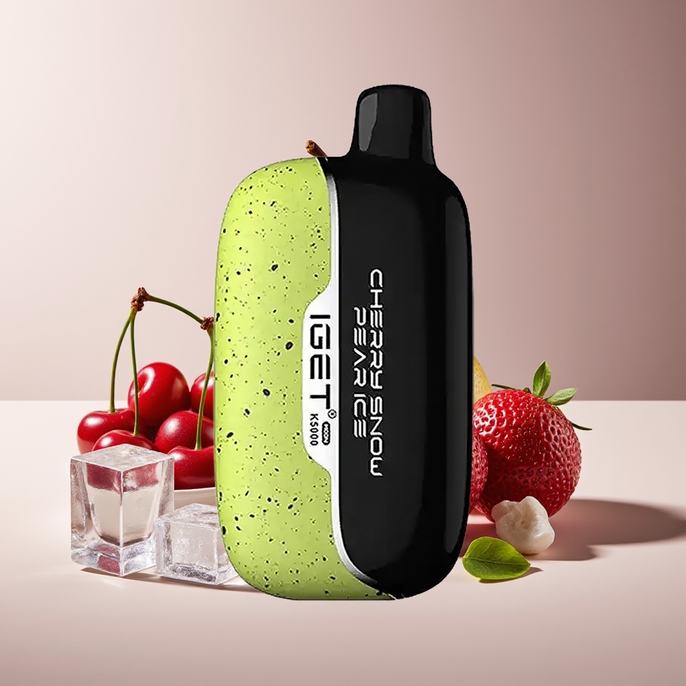 IGET Moon 5000 Chupadas PC 1.35 Ohm Cereza Nieve Pera Hielo