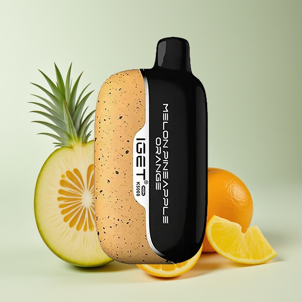 IGET Moon 5000 Chupadas PC 1.35 Ohm Melón Piña Naranja