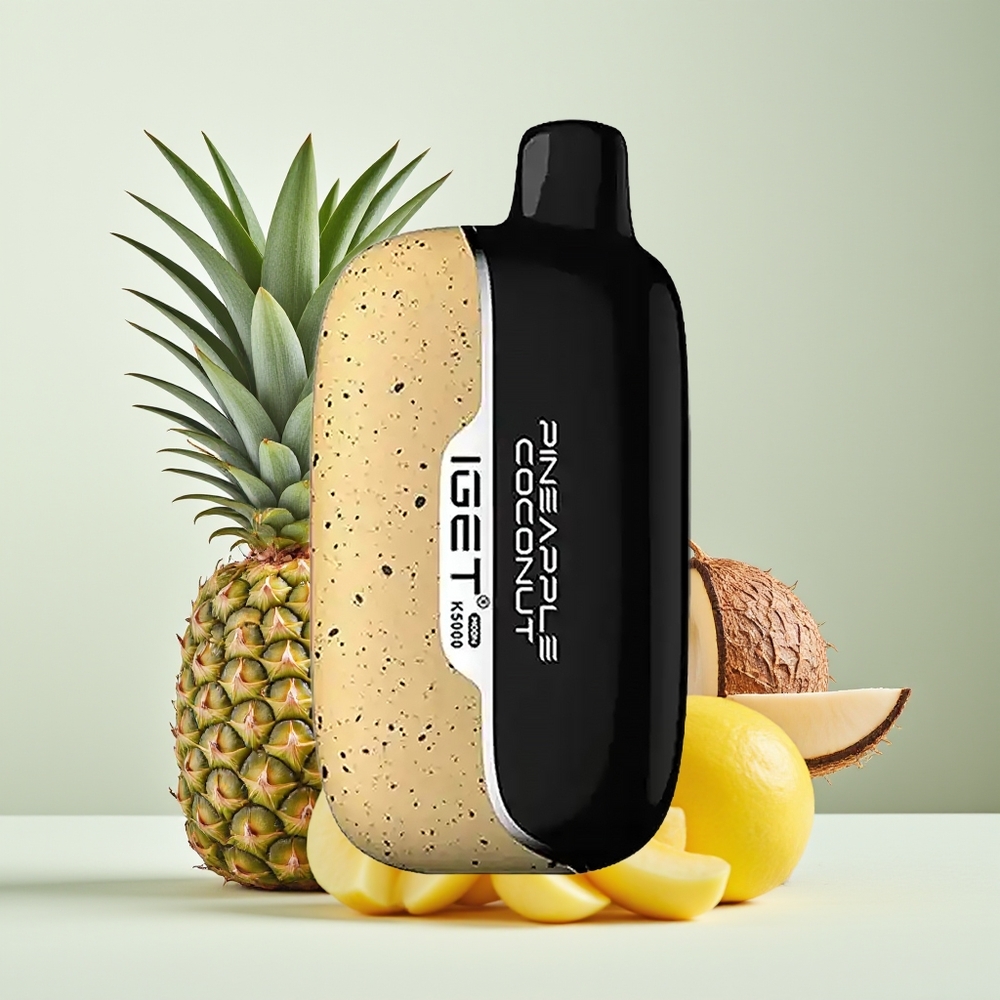 IGET Moon 5000 Chupadas PC 1.35 Ohm Piña Coco