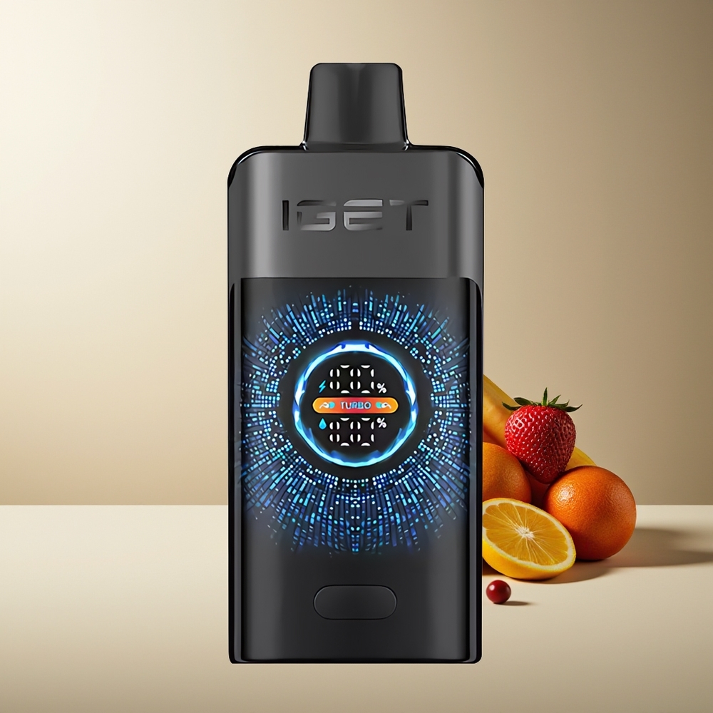 IGET ONE 12000 Puffs Pantalla Grande Curva Turbo Bosque Negro