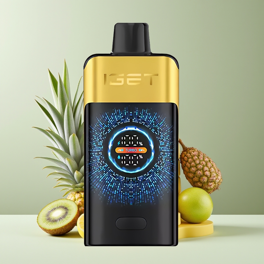 IGET ONE 12000 Puffs Pantalla Grande Curva Vape Desechable Kiwi Piña