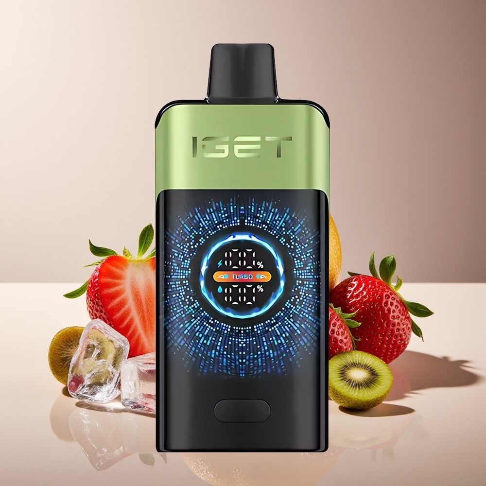 IGET ONE 12000 Puffs Turbo Pantalla Curva Fresa Kiwi Hielo