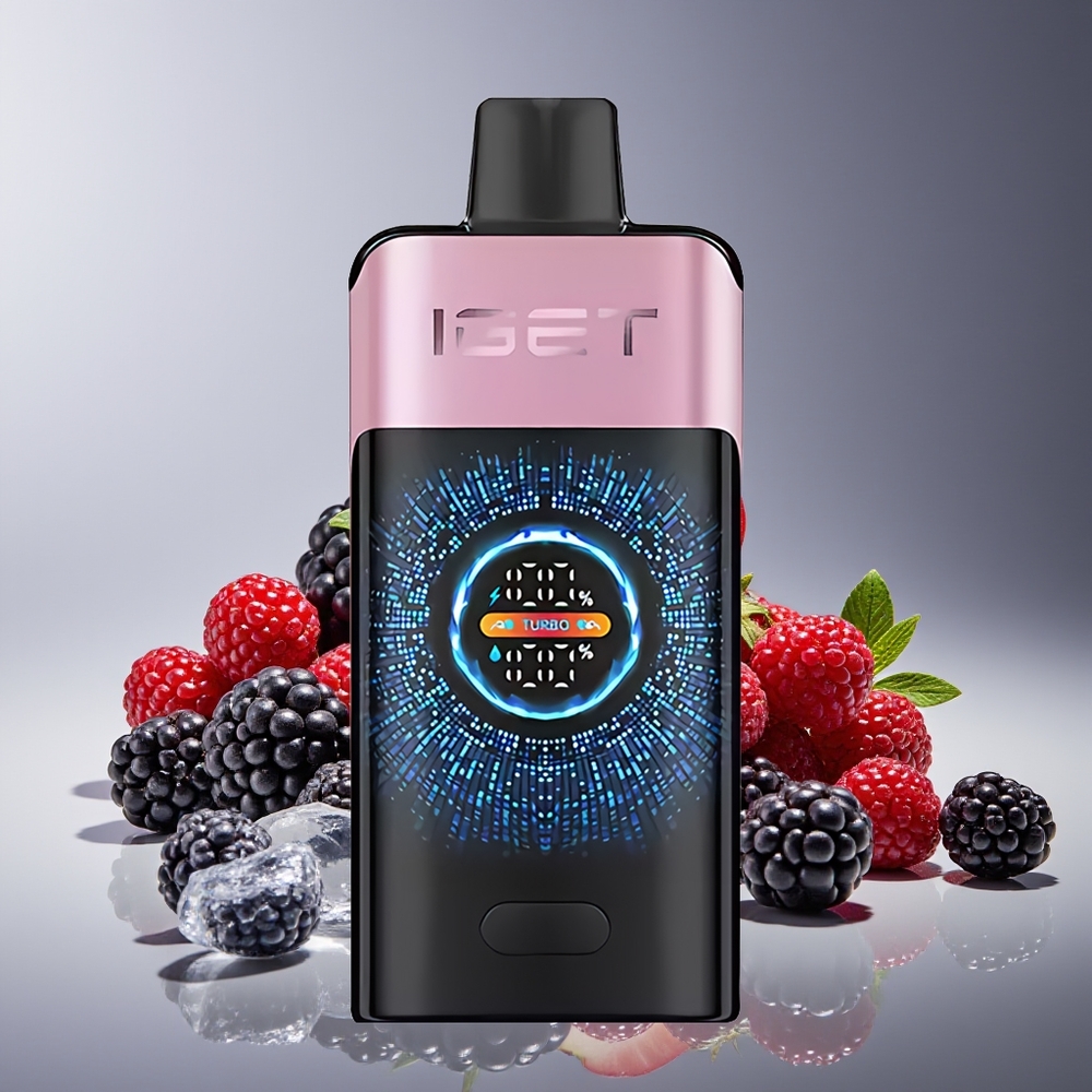 IGET ONE 12000 Puffs Turbo Pantalla Curva Moras Heladas