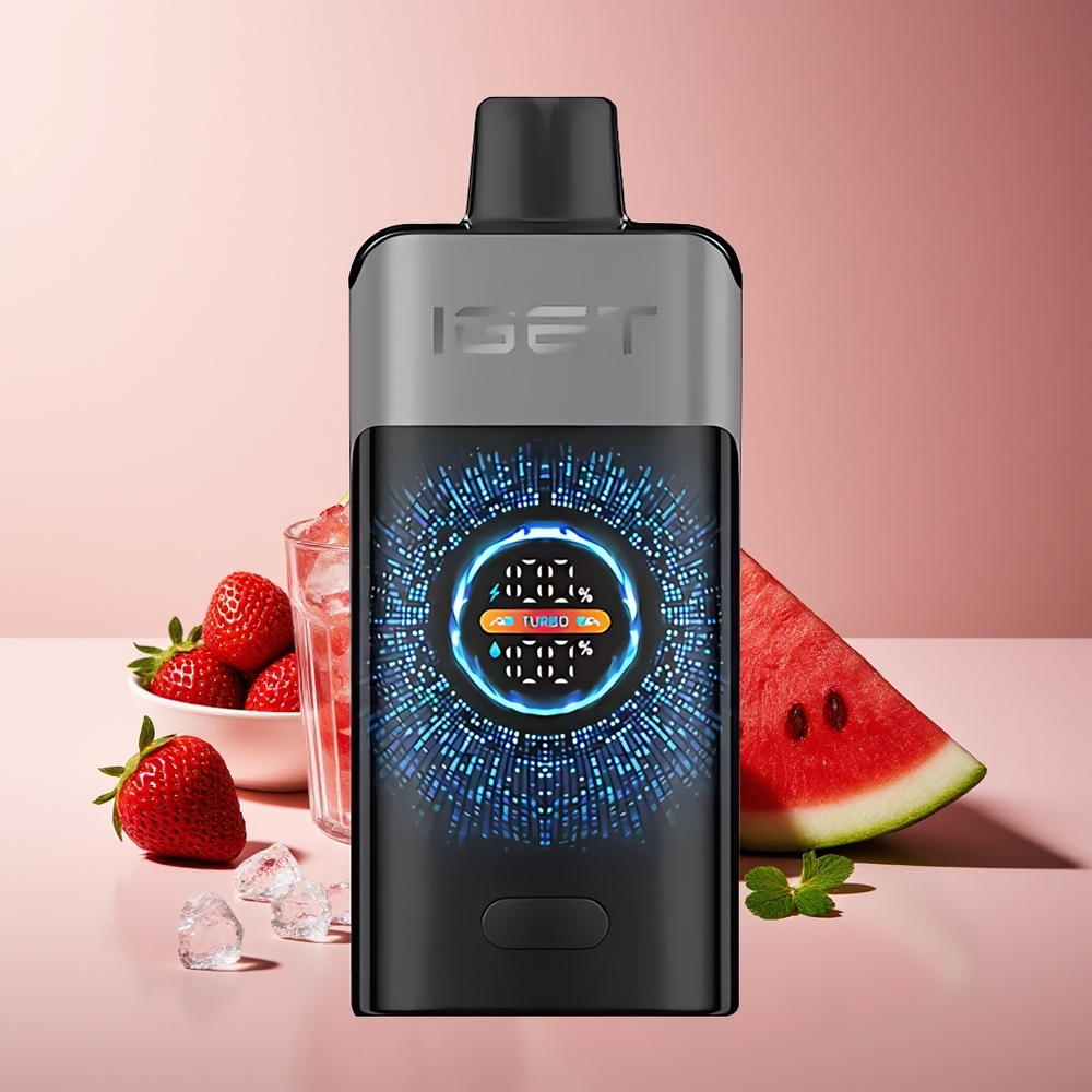 IGET ONE 12000 Puffs Turbo Pantalla Grande Fresa Sandía Hielo