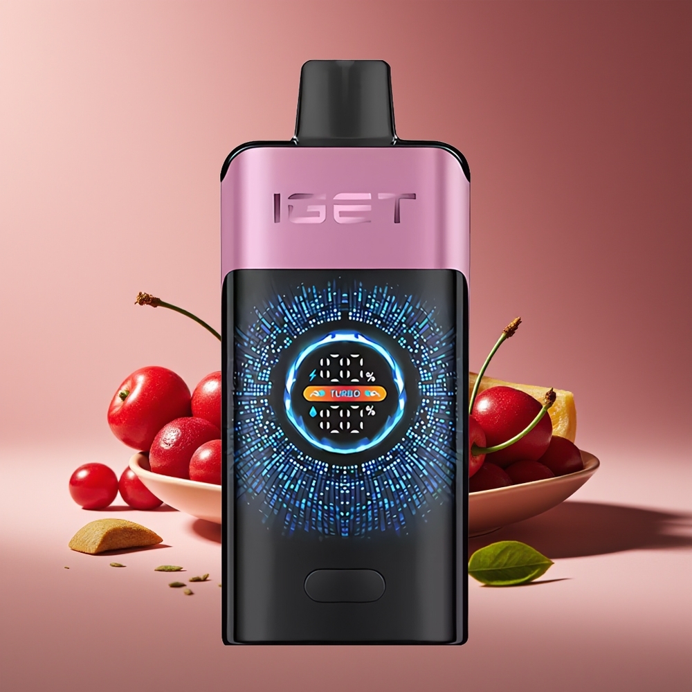 IGET ONE 12000 Puffs Turbo Pantalla Grande Monstruo Cereza