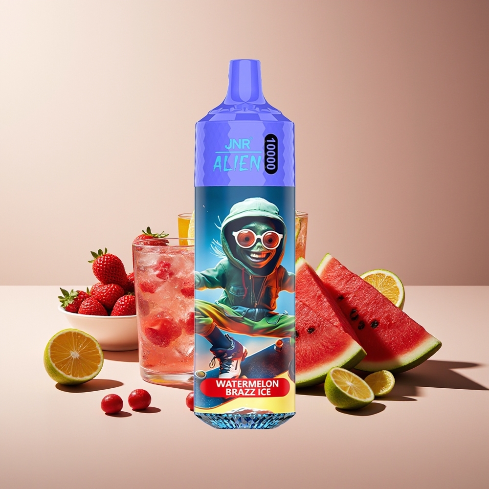 JNR Alien 10000 Brazadas RGB Carga Rápida Sandía Brazz Hielo
