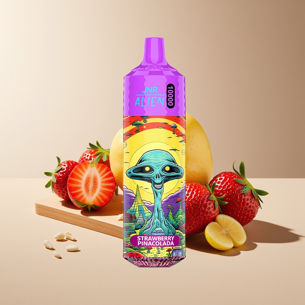 JNR Alien 10000 Puffs Deportivo LED Fresa Piña Colada